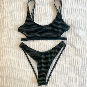 Green Zaful Bikini sz 4